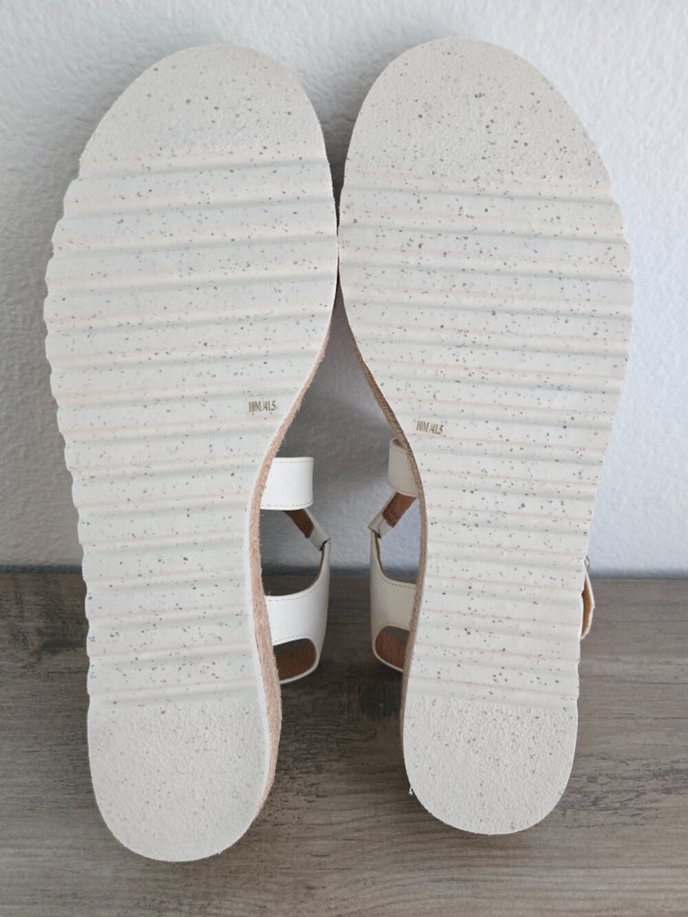 Lucky Brand Women's Trianna Strappy Espadrille Wedge Sandals Off White Size 10M - Picture 12 of 13